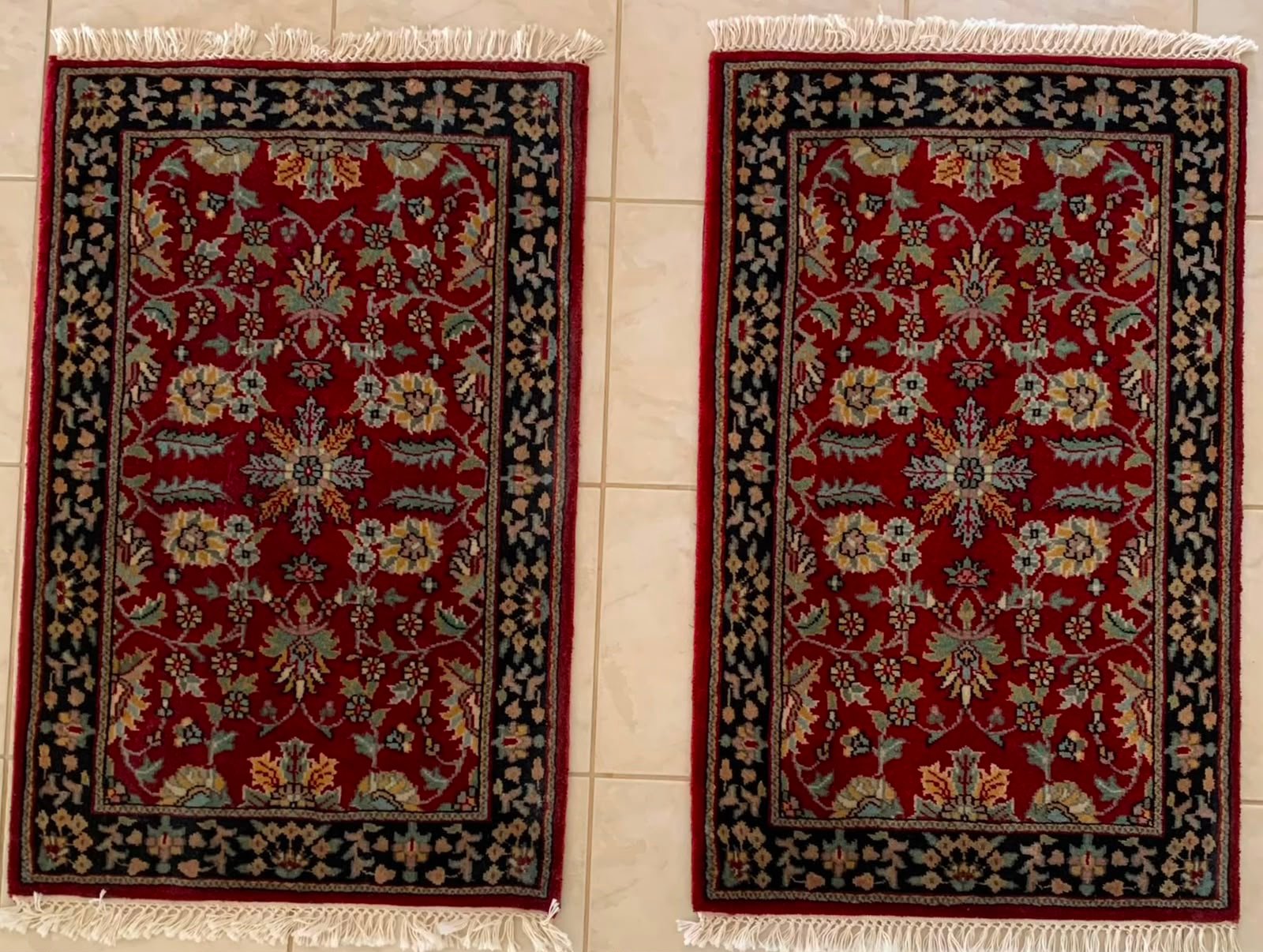 Red Bed Of Flowers Size 60cm x 90cm - Image 3