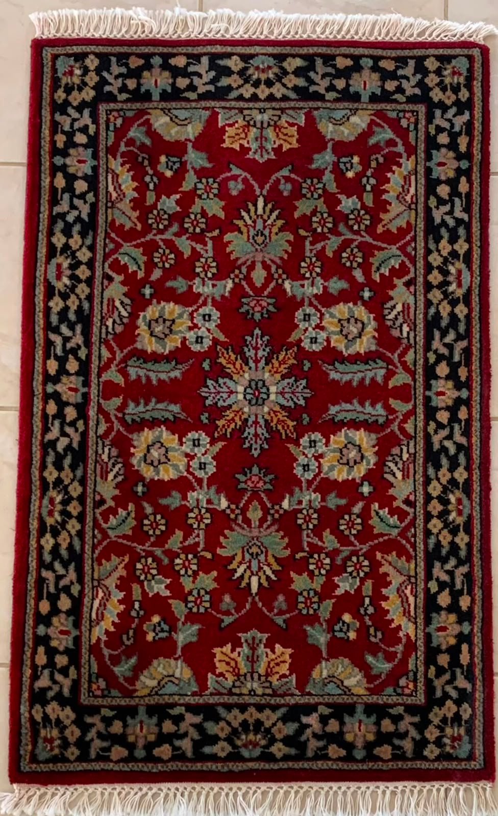 Red Bed Of Flowers Size 60cm x 90cm - Image 2